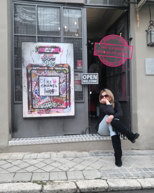 Fachada de taller de troqueldester, ubicada en la calle Daganzo 15, en el barrio de Prosperidad. Ester Aguirre
